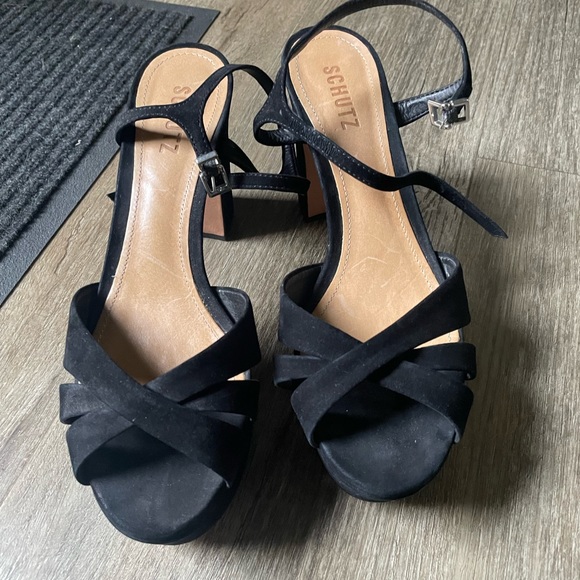 Shultz Keefa Sandal Sz 9 black - Picture 3 of 8